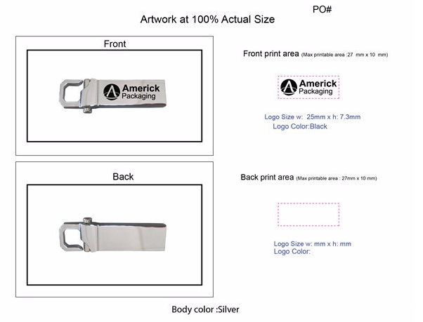 Custom Metal Pen Drive