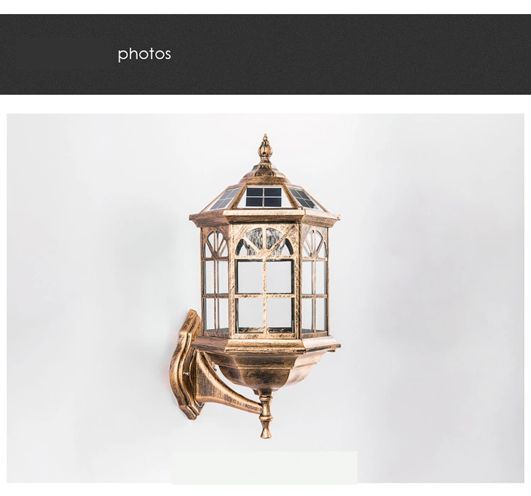 Waterproof Super Bright Villa Garden Corridor Wall Solar Light