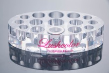 Best Price Oval Acrylic Tattoo Ink Cup Holder Permanent Makeup Pigment Cup Holder