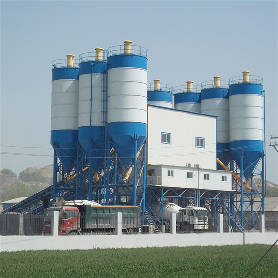 Small ready mixed HZS90 concrete batching plant