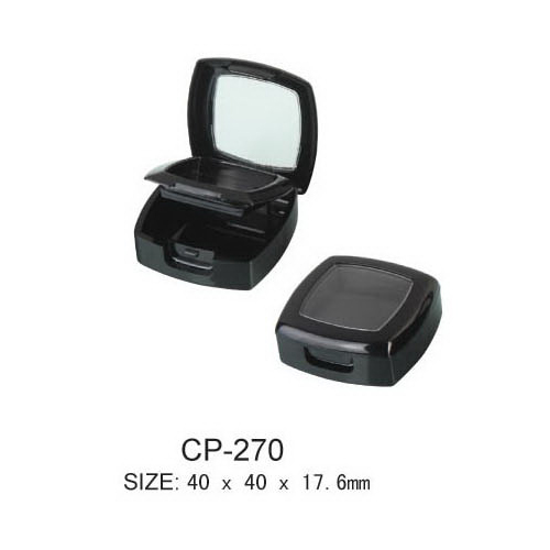 High Quality Plastic Square Cosmetic Compact Case