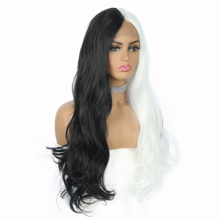 Alibaba hd lace front brown sugar second hand hair cheap colored good quality  fibre hair weave Mix gray wigs