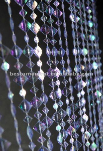 Faux Crystal Beaded Curtain