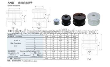 ANSI Spool type Standard Insulator/Spool Porcelain Insulator