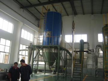 Centrifugal dipotassium orthophosphate spray dryer