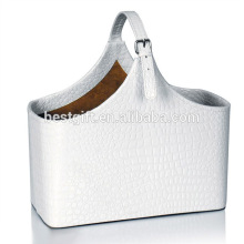 High quality faux leather christmas gift baskets empty