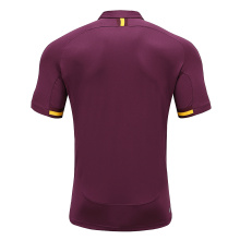 Mens Purple Dry Fit Rugby Wear Polo Shirt