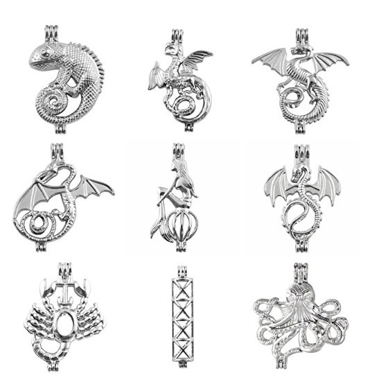 Alloy Locket Pendants