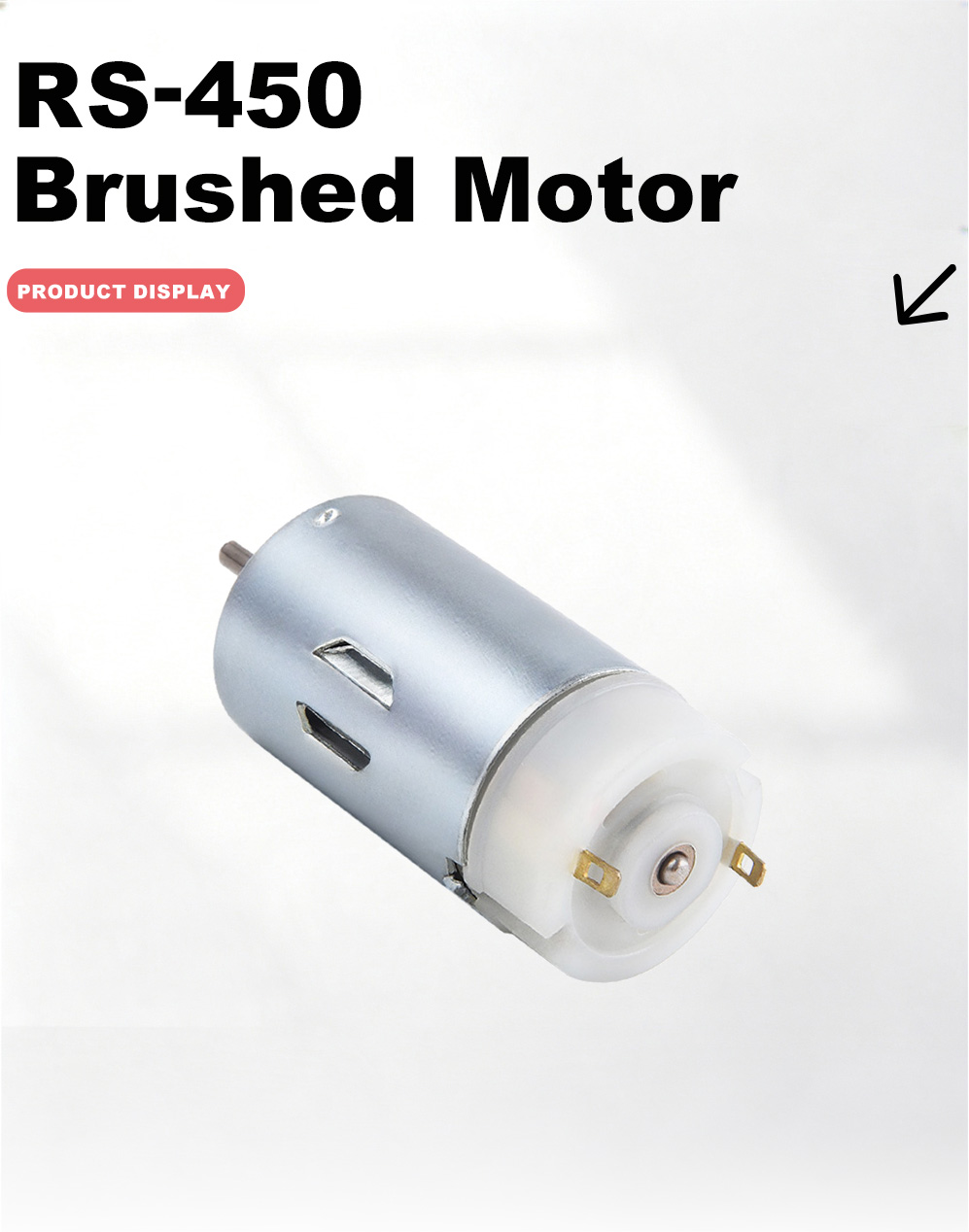 450 Fırçalı DC Motor-2x 450 Brushed DC Motor-2x