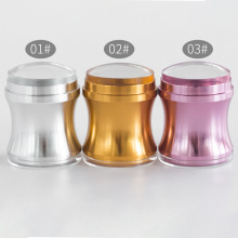 Metallic Handle Nail Art Stamp Plate Tool - Detachable Stamper for Polishing