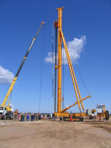 JZL90 Road Construction Pneumatic Pile Driver