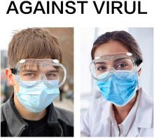 Non-Vented Goggles with Clear Anti-Fog Lens