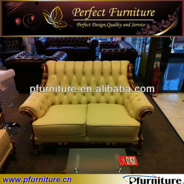wooden carved neoclassical luxury furniture sofa PFS3897B