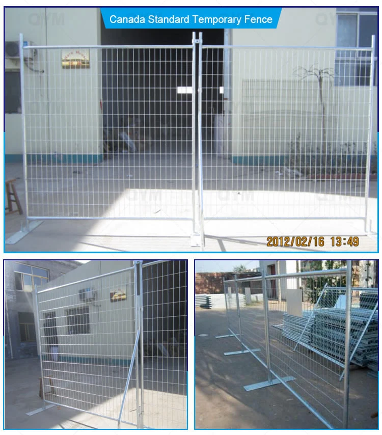 Temporary Swimming Pool Fence Industrial Crowd Control Barrier