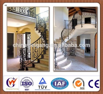 Used interior wrought iron stair handrail
