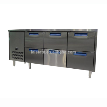 UNDER COUNTER FREEZER WITH DRAWER-6 DRAWERS
