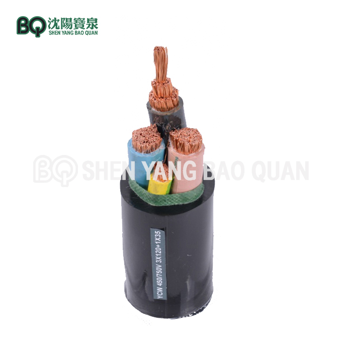 Tower Crane Electric Cable YCW 3×120+1×35