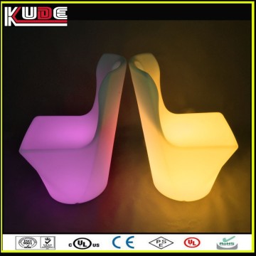 Hot sale Color changing plastic glowing chair/LED light up chairs for dinner