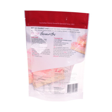 Sacs en papier de qualité alimentaire avec fenêtre à glissière pour sacs d&#39;emballage alimentaire