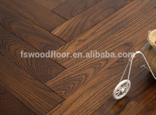 antique Chinses teak herringbone/ parquet floor