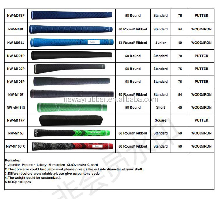 Better Oem Cheap Golf Rubber Grip