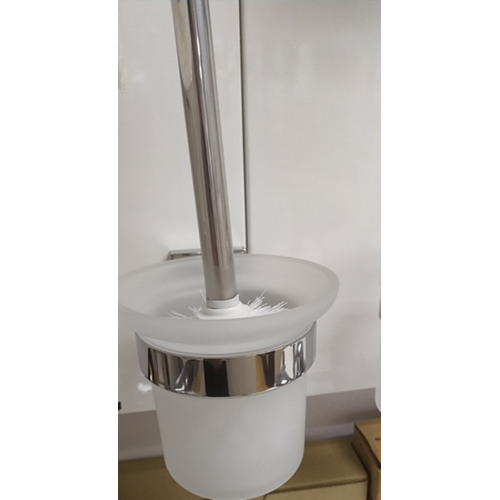 Soporte cepillado para toliet de vidrio de acero inoxidable 304 para baño