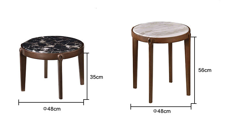 Modern minimalist smart coffee table marble top table