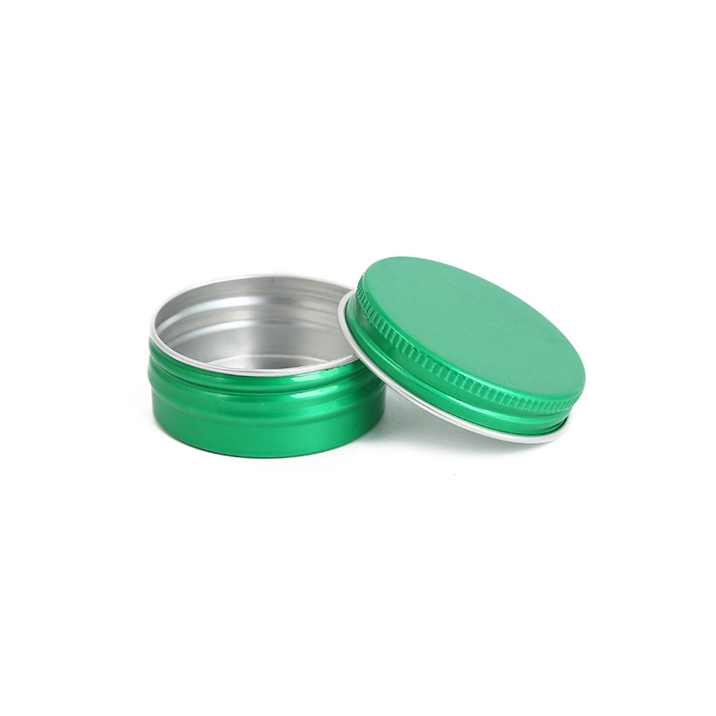 green Aluminum Tin Containers