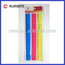 30CM CLEAR PLASTIC RULER COLORFUL PROMOTIONAL