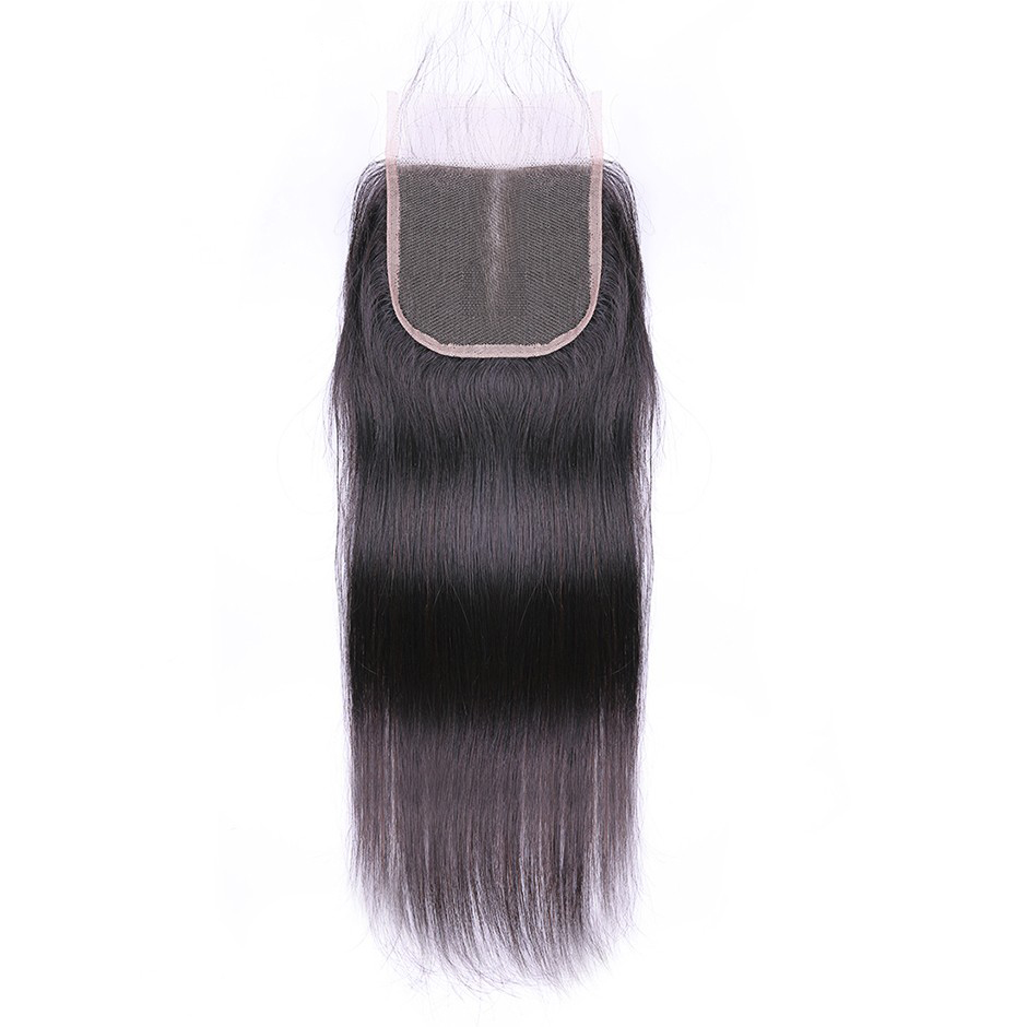 Wholesale Cheap Price Natural Color 4x4 swiss Virgin Brazilian Remy Hair Lace Closure
