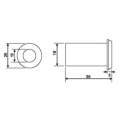 Satin Nickel plattiert staubsicheres Streik