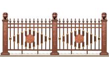 Oriental Knot Aluminum Fence
