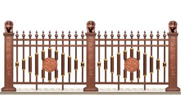 Oriental Knot Aluminum Fence
