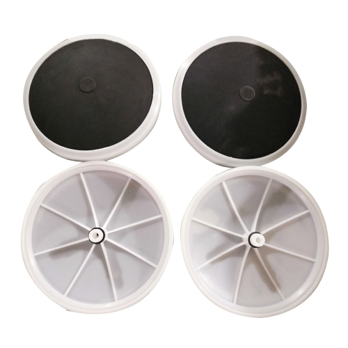 round flat black epdm air fine bubble diffuser for water treatment plant