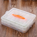 Plastic Portable Dumpling Box Dengan Lid