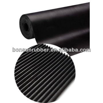 high quality ribbed rubber floor mat