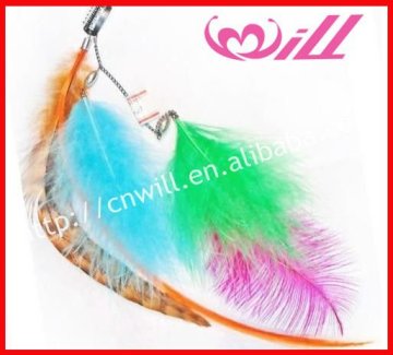 Hot Sale Pretty Feather Hair Clips Feather Hair Extension