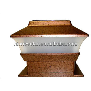 Decorative Solar Powered Copper Fence Mount Lights