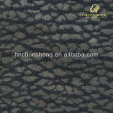 100% Polyester Gold Print Knitted Suede Fabrc