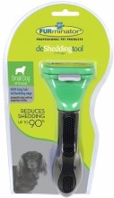 FURminator New Long Hair Deshedding Tool 1.75" Green for Small Dogs