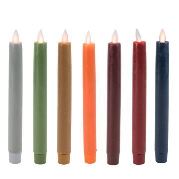 set of 2 luminara Flame LED Taper Candles