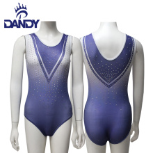 Custom cheap ombre dance wear gymnastic leotard for women