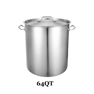 64QT 3 Katlı Clad Baz İndüksiyon Hazır Stockpot