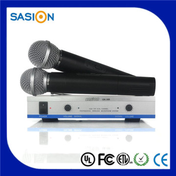 Handheld conference wireless uhf system microphone professional