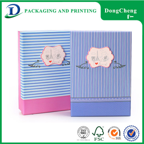 Light environment custom wig jewellery packaging box for gift