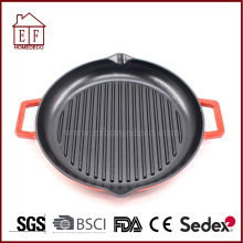 Enameled Cast Iron Grill Pan