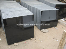 Natural Pure Black Granite Tile with Polished