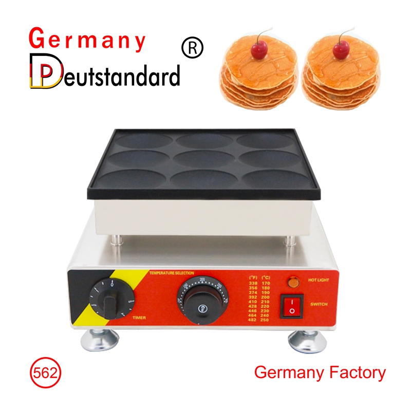 Snackmaschinen Pfannkuchenmaschine Maschine 9 Löcher Pfannkuchenmaschine zu verkaufen