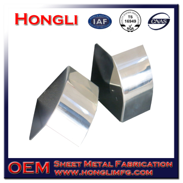 Stainless Steel Sheet Metal Polished Truck Light Cover