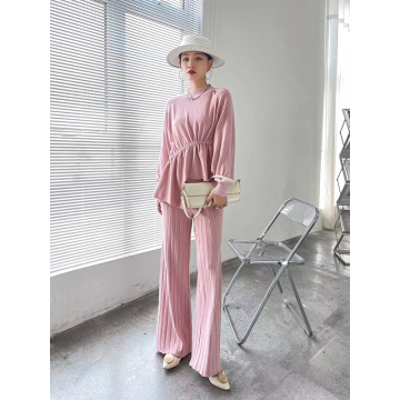 Women Knitted Sweatsuit 2 Pieces Outfits